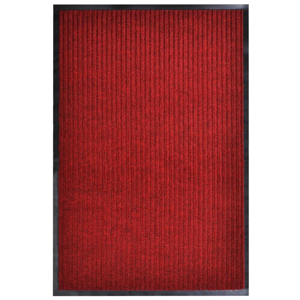 vidaXL Πατάκι Εισόδου Κόκκινο 117x220 εκ. από PVC
