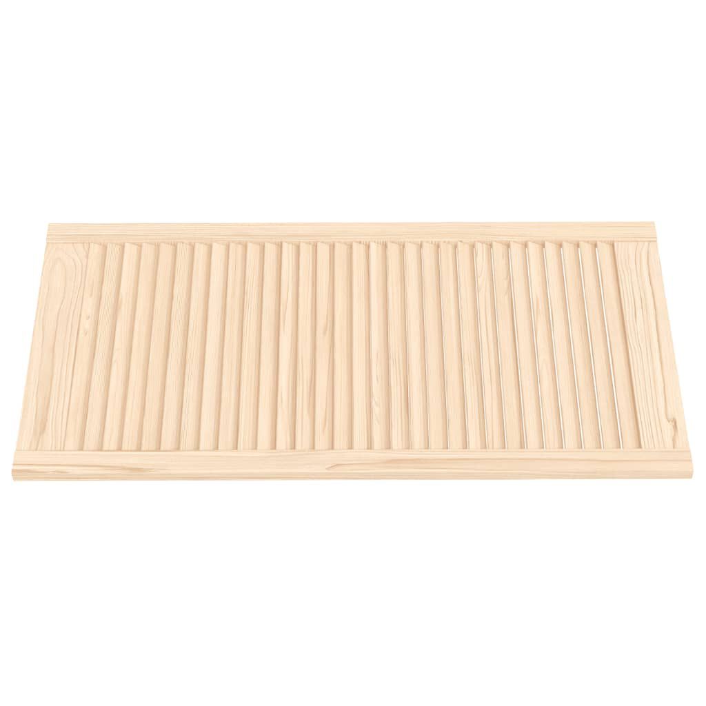 vidaXL Πορτάκια με Περσίδες 2 Τεμ. 99,3x49,4 εκ. από Μασίφ Ξύλο Πεύκου