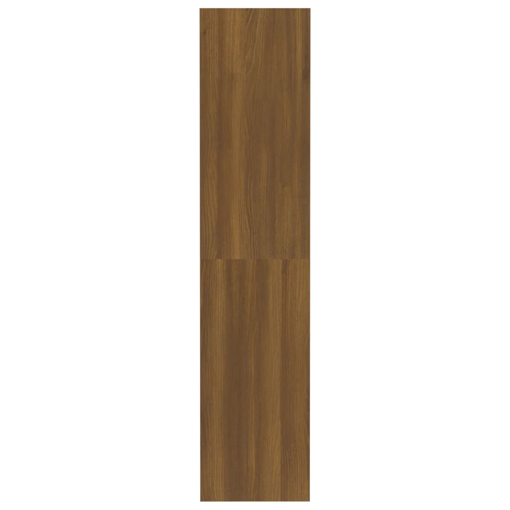 vidaXL Βιβλιοθήκη/Διαχωρ. Χώρου Καφέ Δρυς 80x30x135 εκ. Επεξεργ. Ξύλο