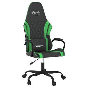 vidaXL &Kappa;&alpha;&rho;έ&kappa;&lambda;&alpha; Gaming &Mu;&alpha;&sigma;ά&zeta; &Mu;&alpha;ύ&rho;&omicron;/&Pi;&rho;ά&sigma;&iota;&nu;&omicron; &alpha;&pi;ό &Sigma;&upsilon;&nu;&theta;&epsilon;&tau;&iota;&kappa;ό &Delta;έ&rho;&mu;&alpha;