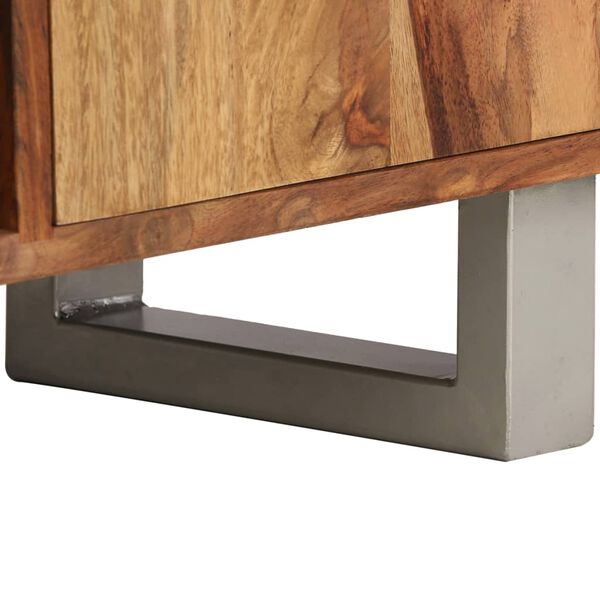 vidaXL Έπιπλο Τηλεόρασης Μελί 118 x 30 x 40 εκ. Μασίφ Ξύλο Ακακίας