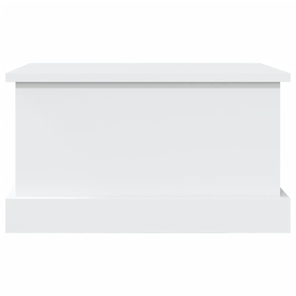 vidaXL Κουτί Αποθήκευσης Λευκό 50 x 30 x 28 εκ. από Επεξεργασμένο Ξύλο