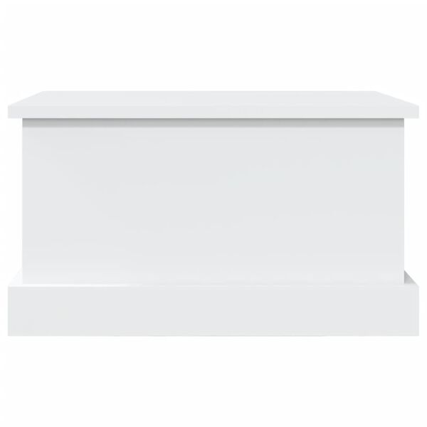 vidaXL Κουτί Αποθήκευσης Λευκό 50 x 30 x 28 εκ. από Επεξεργασμένο Ξύλο