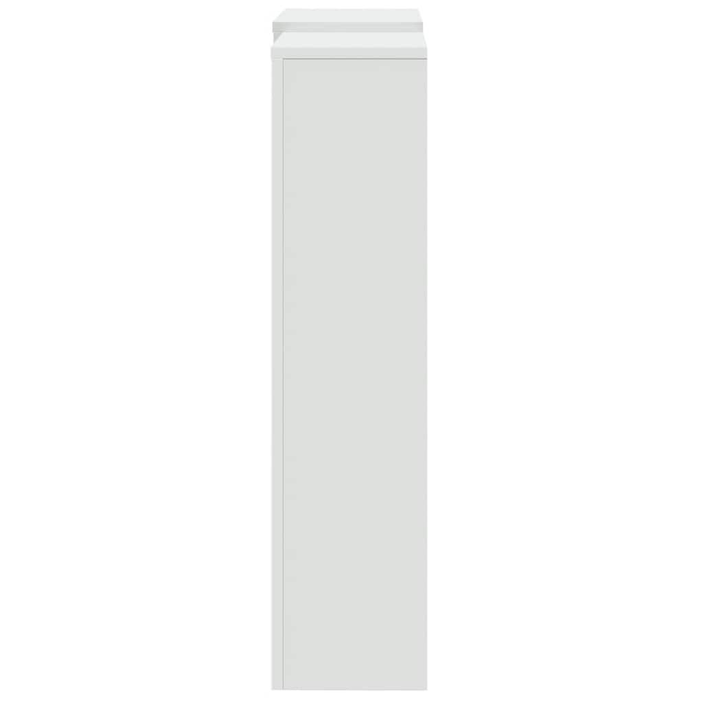 vidaXL Κάλυμμα Καλοριφέρ Λευκό 205x21,5x83,5εκ. από Επεξεργασμένο Ξύλο