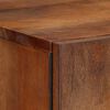 vidaXL Highboard με ράφι Καφέ 60 x 33.5 x 100 εκ. Μασίφ ξύλο μάνγκο