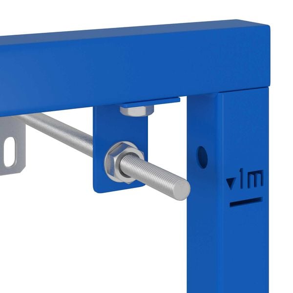 vidaXL Κρυφή Στήριξη για Μπιντέ 50x112-136 εκ Χάλυβας