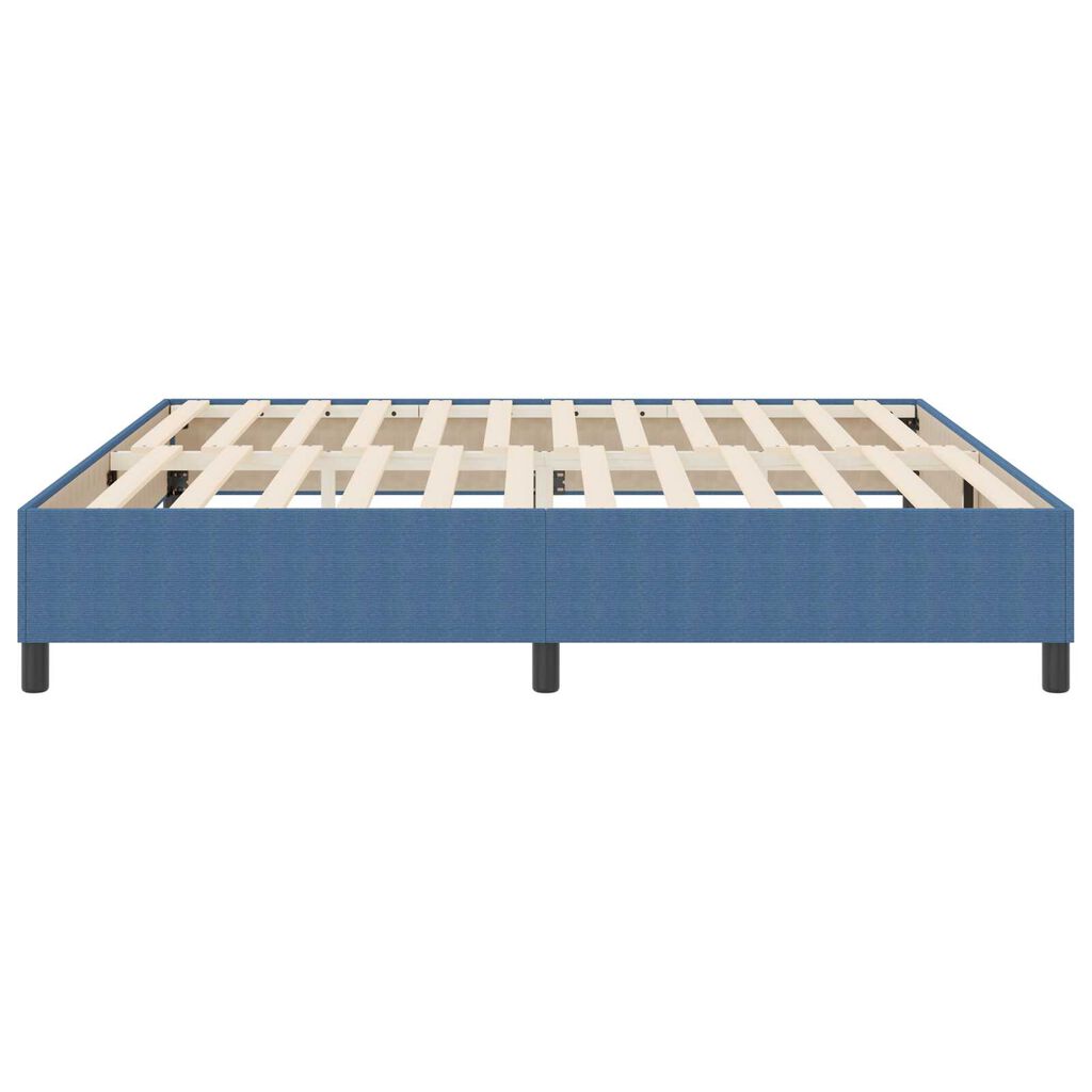 vidaXL Κρεβάτι με ελατήρια Μπλε 200 x 200 cm Βελούδο