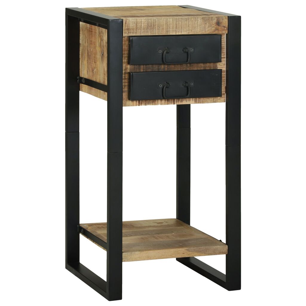 vidaXL Το stand τηλεφώνου 40x40x80 εκ. Στερεό τραχύ ξύλο μάνγκο