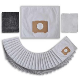 vidaXL Σακούλα Ηλεκτρικής Σκούπας 25 τεμαχίων με Φίλτρα για AEG, Progress, Tornado