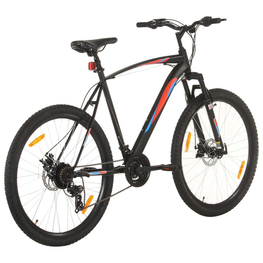 vidaXL Ποδήλατο Mountain 29'' Μαύρο με 21 Ταχύτητες & Σκελετό 53 εκ.