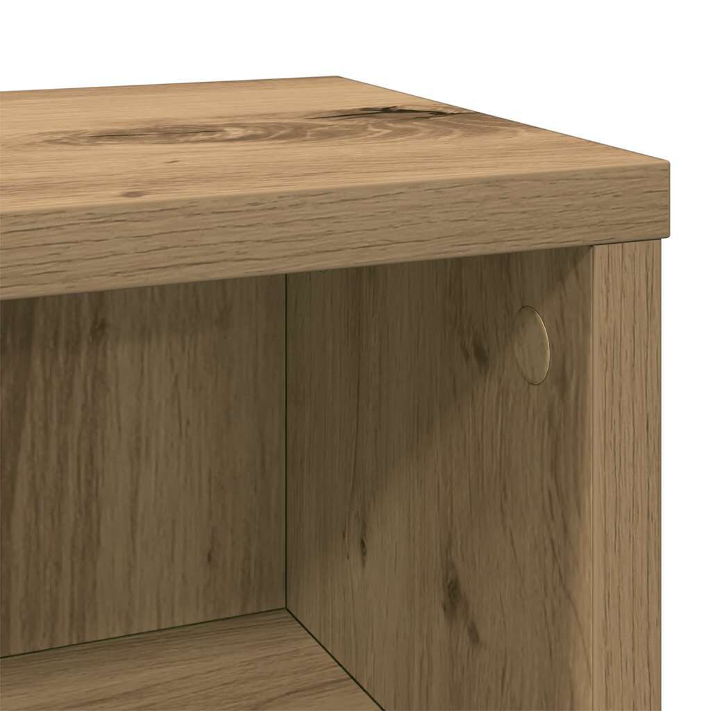 vidaXL Ντουλάπι CD Artisan Oak 21x20x88 cm Κατασκευασμένο ξύλο