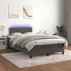 vidaXL &Kappa;&rho;&epsilon;&beta;ά&tau;&iota; Boxspring &mu;&epsilon; &Sigma;&tau;&rho;ώ&mu;&alpha; & LED &Sigma;&kappa;.&Gamma;&kappa;&rho;&iota; 120x190&epsilon;&kappa;. &Beta;&epsilon;&lambda;&omicron;ύ&delta;&iota;&nu;&omicron;