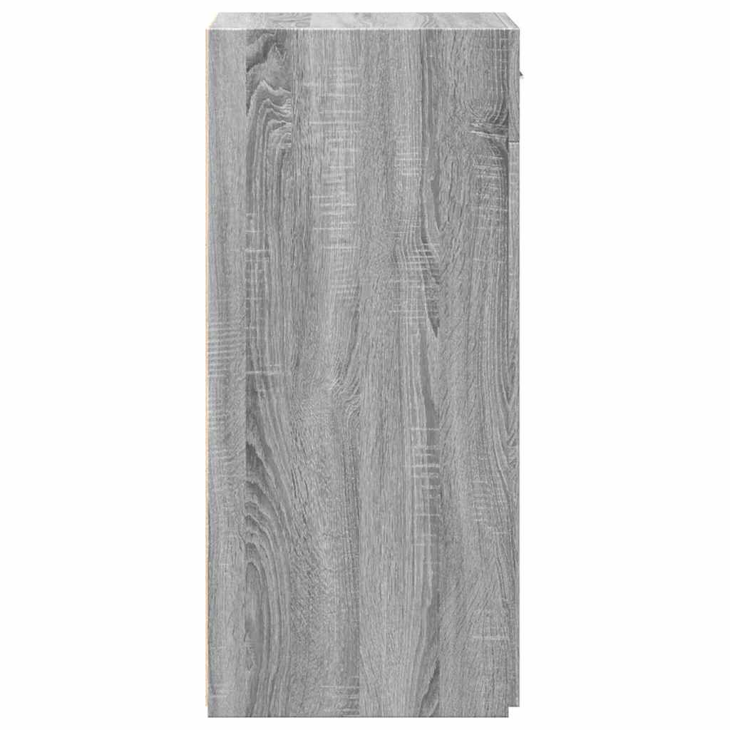 vidaXL Ραφιέρα Γκρι Sonoma 45x42,5x93 εκ. από Επεξεργασμένο Ξύλο