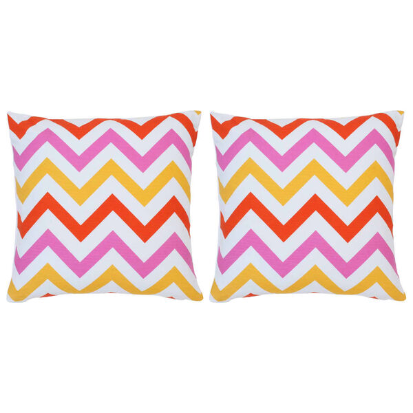 vidaXL Μαξιλάρια 2 τεμ. Πολύχρωμα με Τύπωμα 40 x 40 εκ. Βαμβακερά