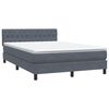 vidaXL &Kappa;&rho;&epsilon;&beta;ά&tau;&iota; Boxspring &mu;&epsilon; &Sigma;&tau;&rho;ώ&mu;&alpha; &Sigma;&kappa;&omicron;ύ&rho;&omicron; &Gamma;&kappa;&rho;&iota; 140x210 &epsilon;&kappa;. &Beta;&epsilon;&lambda;&omicron;ύ&delta;&iota;&nu;&omicron;