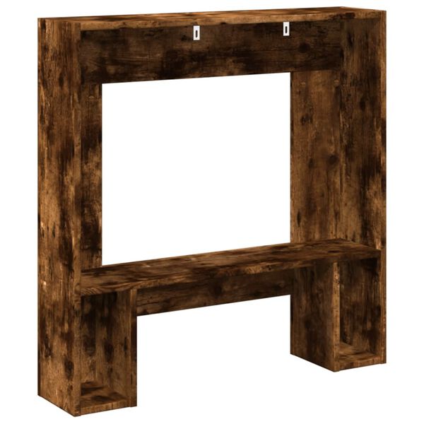 vidaXL Πλαίσιο Τζακιού Καπνιστή Δρυς 81x18x82 εκ. από Επεξ. Ξύλο