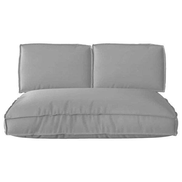 vidaXL Σετ Μαξιλαριών Πάγου 3 pcs Γκρι 120 x 80 x 12 cm Ύφασμα Oxford