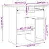 vidaXL Γραφείο Χρώμα Sonoma Δρυς 80 x 45 x 74 εκ. από Επεξ. Ξύλο