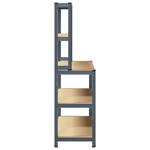 vidaXL &Tau;&rho;&alpha;&pi;έ&zeta;&iota; &Epsilon;&rho;&gamma;&alpha;&sigma;ί&alpha;&sigmaf; 5 &Epsilon;&pi;&iota;&pi;έ&delta;&omega;&nu; &mu;&epsilon; &Rho;ά&phi;&iota;&alpha; &Alpha;&nu;&theta;&rho;&alpha;&kappa;ί &Alpha;&tau;&sigma;ά&lambda;&iota; & &Epsilon;&pi;. &Xi;ύ&lambda;&omicron;