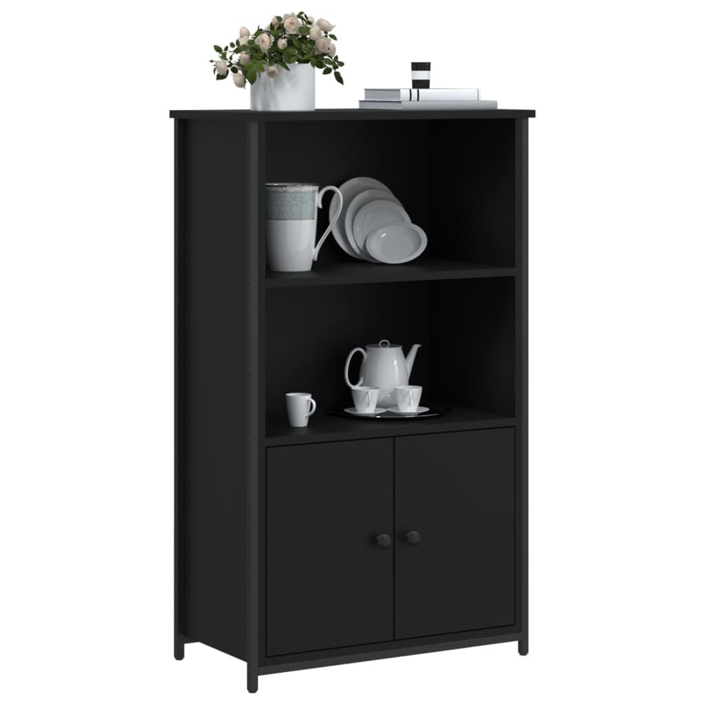 vidaXL Ντουλάπι Μαύρο 62 x 32 x 103,5 εκ. από Επεξεργασμένο Ξύλο