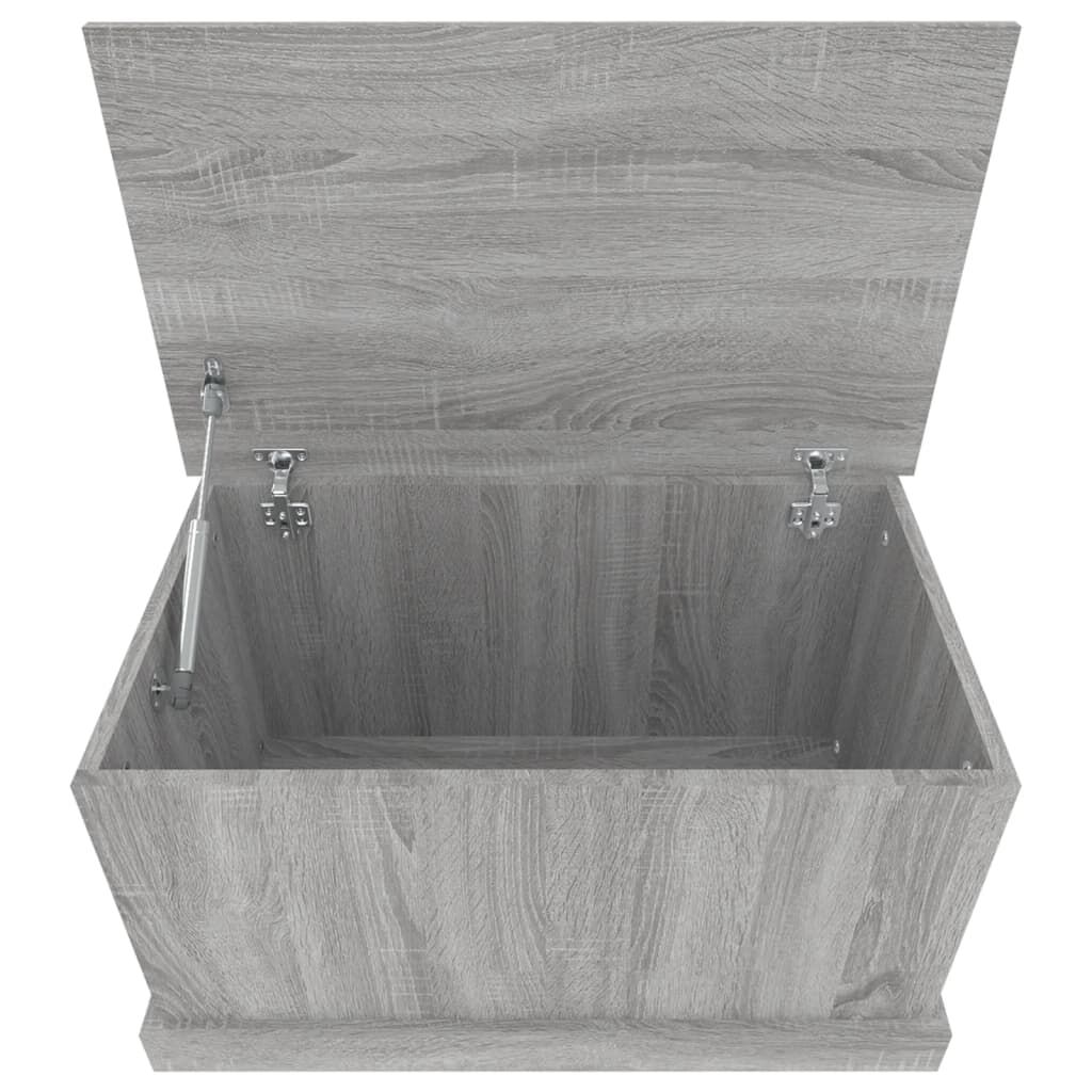 vidaXL Κουτί Αποθήκευσης Γκρι sonoma 70x40x38 εκ. Επεξεργασμένο Ξύλο