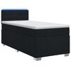 vidaXL &Kappa;&rho;&epsilon;&beta;ά&tau;&iota; Box Spring &mu;&epsilon; &Sigma;&tau;&rho;ώ&mu;&alpha; &kappa;&alpha;&iota; LED &Mu;&alpha;ύ&rho;&omicron; 90 x 200 cm Ύ&phi;&alpha;&sigma;&mu;&alpha;