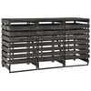 vidaXL Πλαίσιο Τριπλό για Κάδους 210x75x121 εκ. Βαμμένο Μασίφ Πεύκο