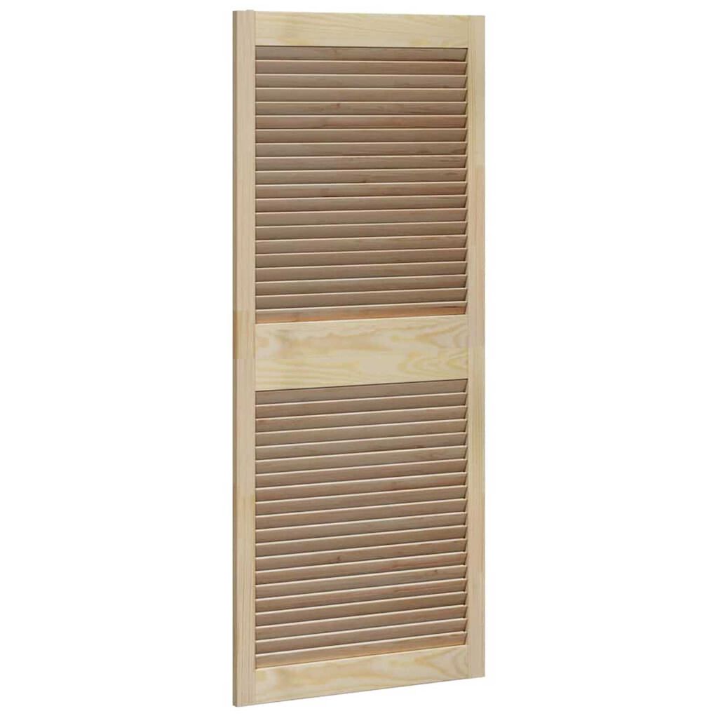 vidaXL Πόρτες Ντουλάπας με πόρτα 4 pcs Καφέ 140.5 x 59.5 x 2.1 εκ