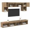 vidaXL &Mu;&omicron;&nu;ά&delta;&epsilon;&sigmaf; &Tau;&omicron;ί&chi;&omicron;&upsilon; &Tau;V &mu;&epsilon; LED 6 pcs Artisan Oak &Epsilon;&pi;&epsilon;&xi;&epsilon;&rho;&gamma;&alpha;&sigma;&mu;έ&nu;&omicron; &xi;ύ&lambda;&omicron;