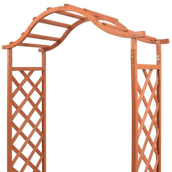 vidaXL Καφασωτό Αψίδα με Γλάστρες 180 x 40 x 205 εκ.