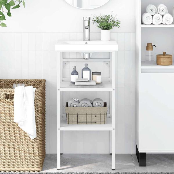 vidaXL Έ&pi;&iota;&pi;&lambda;&omicron; &Mu;&pi;ά&nu;&iota;&omicron;&upsilon; &Lambda;&epsilon;&upsilon;&kappa;ό 40 x 38 x 83 &epsilon;&kappa;. &Sigma;&iota;&delta;&epsilon;&rho;έ&nu;&iota;&omicron;