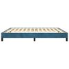 vidaXL Σκελετός Κρεβατιού Χωρίς Στρώμα Σκ. Μπλε 160x200 εκ. Βελούδινο
