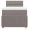 vidaXL &Kappa;&rho;&epsilon;&beta;ά&tau;&iota; Boxspring &mu;&epsilon; &Sigma;&tau;&rho;ώ&mu;&alpha; Taupe 100 x 200 &epsilon;&kappa;. &Upsilon;&phi;&alpha;&sigma;&mu;ά&tau;&iota;&nu;&omicron;