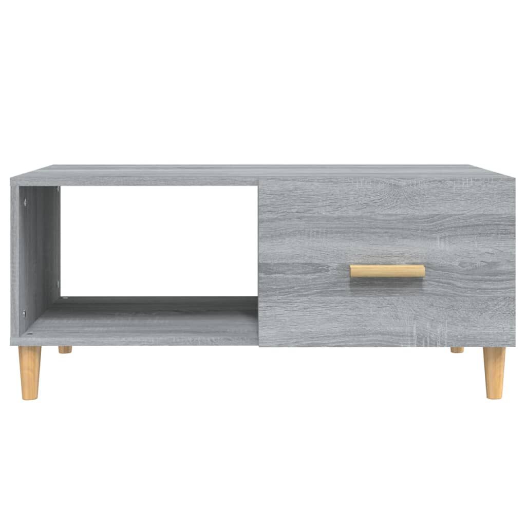 vidaXL Τραπεζάκι Σαλονιού Γκρι Sonoma 89,5x50x40εκ. Επεξεργασμένο Ξύλο