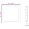vidaXL Πάνελ Πρόσβασης 2 pcs Λευκό 20 x 20 cm Ατσάλι