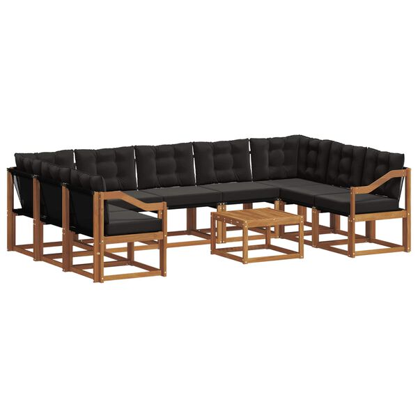 vidaXL &Sigma;&epsilon;&iota;&rho;ά &Kappa;&alpha;&nu;&alpha;&pi;έ &Epsilon;&xi;&omega;&tau;&epsilon;&rho;&iota;&kappa;&omicron;ύ &mu;&epsilon; &mu;&alpha;&xi;&iota;&lambda;ά&rho;&iota; 10 pcs &Phi;&upsilon;&sigma;&iota;&kappa;ό &kappa;&alpha;&iota; &Mu;&alpha;ύ&rho;&omicron;