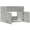 vidaXL Ντουλάπι Νιπτήρα Γκρι Σκυροδέματος 60x38,5x46 εκ. Επεξ. Ξύλο
