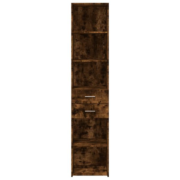 vidaXL Ντουλάπι Καπνιστή Δρυς 40x42,5x185 εκ. από Επεξεργασμένο Ξύλο