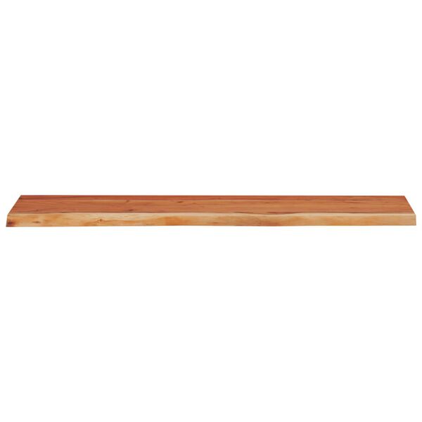 vidaXL Ράφι Επιτοίχιο Ορθ. Live Edge 70x20x2,5 εκ. Μασίφ Ξύλο Ακακίας