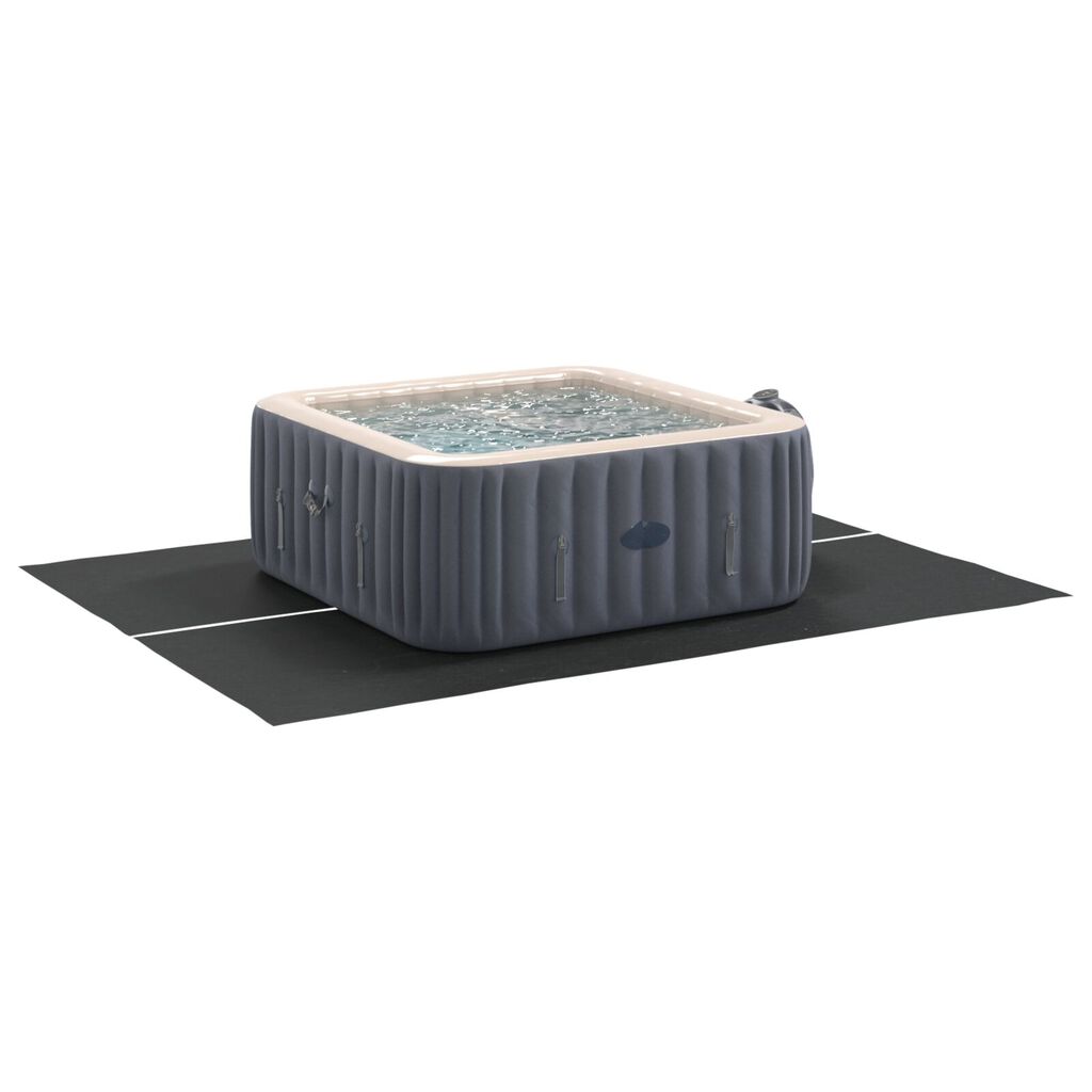 vidaXL Ορθογώνιο Κάλυμμα Πισίνας Μαύρο PVC 300 x 220 εκ Ανθεκτικό