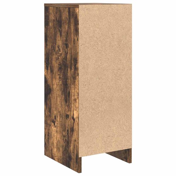 vidaXL Sideboard Καπνιστή δρυς 29,5x34x76 cm Κατασκευασμένο ξύλο