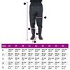 vidaXL Waist Waders με μπότες Μαύρο μέγεθος 38
