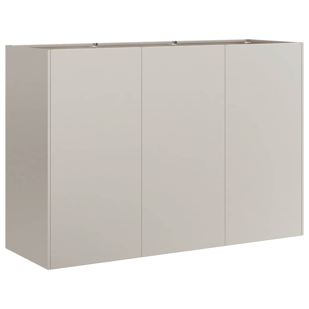 vidaXL Ζαρντινιέρα 120x40x80 εκ. Ατσάλι Σκληρυθέν στον Αέρα