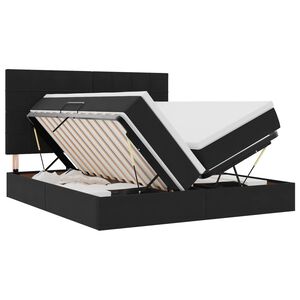 vidaXL &Kappa;&rho;&epsilon;&beta;ά&tau;&iota; &mu;&epsilon; LED &tau;&alpha;&iota;&nu;ί&epsilon;&sigmaf; &phi;&omega;&tau;ό&sigmaf; &Mu;&alpha;ύ&rho;&omicron; 180 x 200 cm &Beta;&epsilon;&lambda;&omicron;ύ&delta;&omicron;