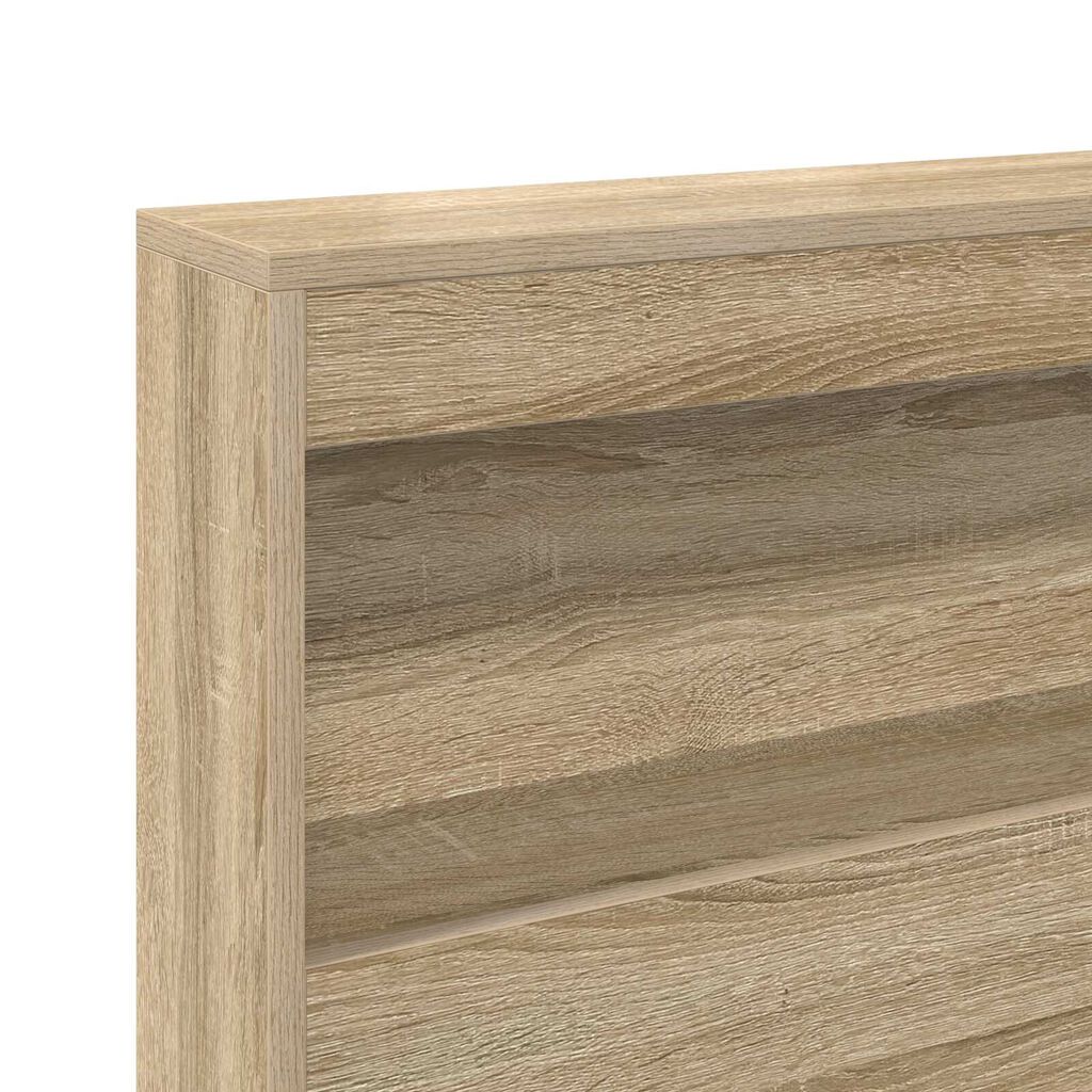 vidaXL Κεφαλάρι Αποθήκης με ράφι Sonoma Δρυς 75 cm Επεξεργασμένο ξύλο