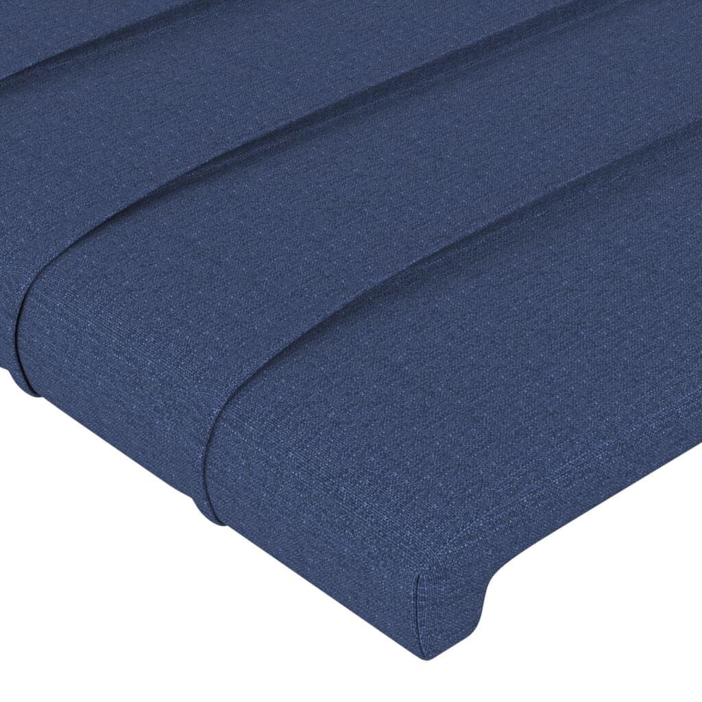 vidaXL Κεφαλάρι με Πτερύγια Μπλε 147 x 23 x 78/88 εκ. Υφασμάτινο
