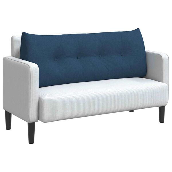 vidaXL Μαξιλάρι Πλάτης Μπλε 120 x 24 x 50 εκ ύφασμα