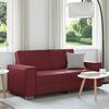 vidaXL Πολυθρόνα-καναπές Κόκκινο 180 x 78 x 84 εκ. Δερματίνη
