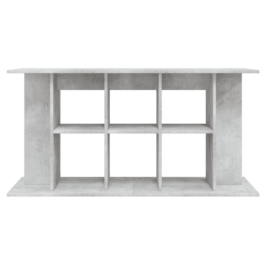 vidaXL Βάση Ενυδρείου Γκρι Σκυροδ. 120x40x60 εκ. Επεξεργασμένο Ξύλο