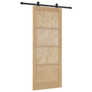 vidaXL &Sigma;&upsilon;&rho;ό&mu;&epsilon;&nu;&eta; &Pi;ό&rho;&tau;&alpha; ORKDAL 86 x 211 cm &Mu;&alpha;&sigma;ί&phi; &Xi;ύ&lambda;&omicron; &Pi;&epsilon;ύ&kappa;&omicron;&upsilon; &Phi;&upsilon;&sigma;&iota;&kappa;ό